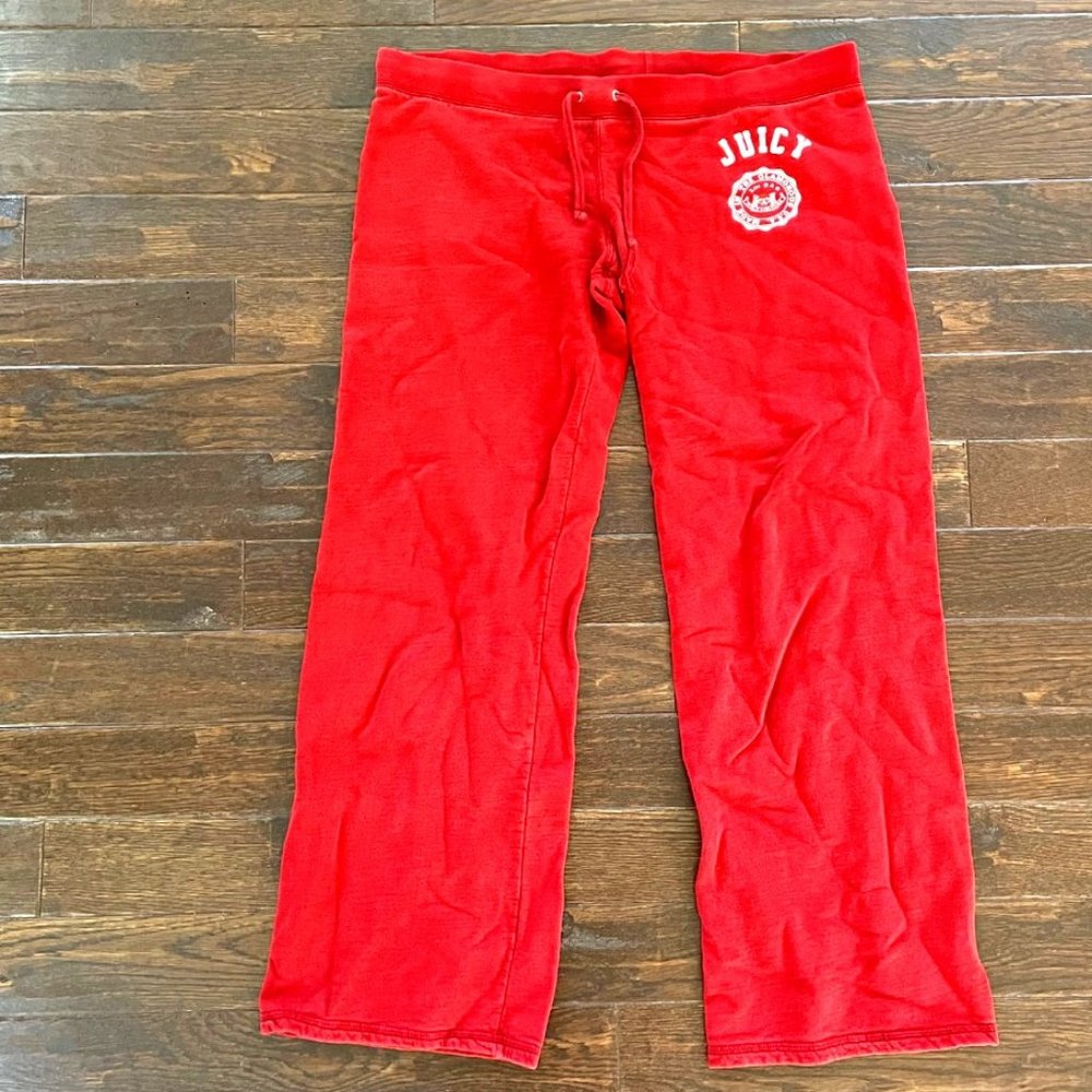 VINTAGE Juicy Couture CLASSIC Maroon Cotton Track Pant – Y2K Style - RARE